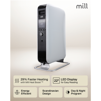 Mill | Heater | AB-H2000DN | Oil Filled Radiator | Number of power levels 3 | Power 2000 W | Suitable for rooms up to 24-34 m | Mill | Heater | AB-H2000DN | Oil Filled Radiator | Number of power levels 3 | Power 2000 W | Suitable for rooms up to 24-34 m |