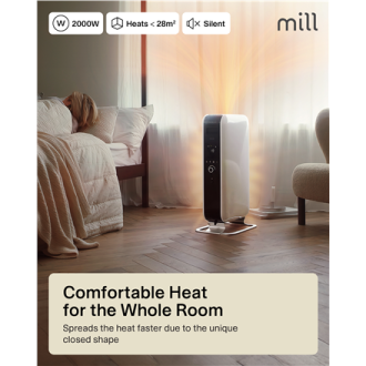 Mill | Heater | AB-H2000DN | Oil Filled Radiator | Number of power levels 3 | Power 2000 W | Suitable for rooms up to 24-34 m | Mill | Heater | AB-H2000DN | Oil Filled Radiator | Number of power levels 3 | Power 2000 W | Suitable for rooms up to 24-34 m |
