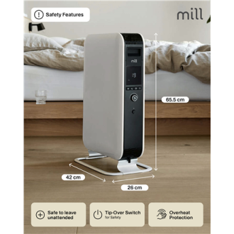 Mill | Heater | AB-H2000DN | Oil Filled Radiator | Number of power levels 3 | Power 2000 W | Suitable for rooms up to 24-34 m | Mill | Heater | AB-H2000DN | Oil Filled Radiator | Number of power levels 3 | Power 2000 W | Suitable for rooms up to 24-34 m |