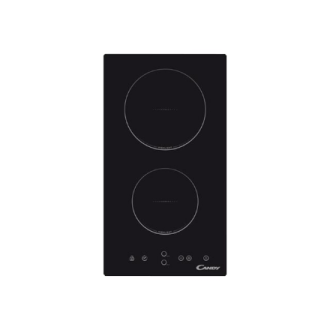 Candy | Domino | CDH 30 | Vitroceramic | Number of burners/cooking zones 2 | Touch | Timer | Black | Display Candy | Domino | CDH 30 | Vitroceramic | Number of burners/cooking zones 2 | Touch | Timer | Black | Display