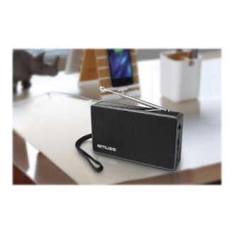 Muse | M-030R | 2-band portable radio | Black Muse | M-030R | 2-band portable radio | Black