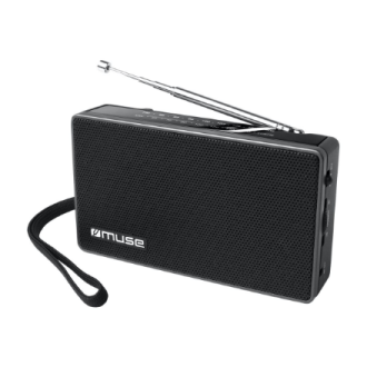 Muse | M-030R | 2-band portable radio | Black Muse | M-030R | 2-band portable radio | Black