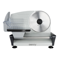Camry | Food slicers | CR 4702 | Stainless steel | 200 W | 190 mm