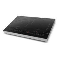 Caso | Hob | ProGourmet 3500 | Table top | Number of burners/cooking zones 2 | Sensor touch display | Timer | Black | Display
