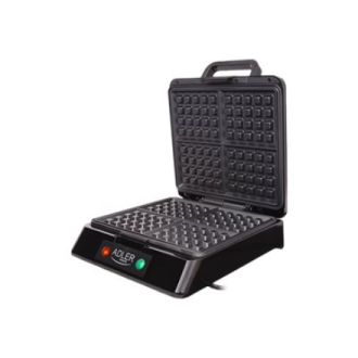 Adler | Waffle maker | AD 3036 | 1500 W | Number of pastry 4 | Belgium | Black Adler | Waffle maker | AD 3036 | 1500 W | Number of pastry 4 | Belgium | Black