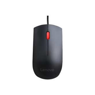 Lenovo Essential USB Wired Mouse, 1600 DPI, 1.8 m, 3 Buttons, Black | Lenovo | Essential USB Mouse | Optical sensor | wired | Bl Lenovo Essential USB Wired Mouse, 1600 DPI, 1.8 m, 3 Buttons, Black | Lenovo | Essential USB Mouse | Optical sensor | wired | Bl