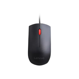 Lenovo Essential USB Wired Mouse, 1600 DPI, 1.8 m, 3 Buttons, Black | Lenovo | Essential USB Mouse | Optical sensor | wired | Bl Lenovo Essential USB Wired Mouse, 1600 DPI, 1.8 m, 3 Buttons, Black | Lenovo | Essential USB Mouse | Optical sensor | wired | Bl