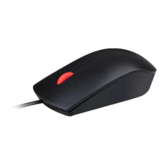 Lenovo Essential USB Wired Mouse, 1600 DPI, 1.8 m, 3 Buttons, Black | Lenovo | Essential USB Mouse | Optical sensor | wired | Bl Lenovo Essential USB Wired Mouse, 1600 DPI, 1.8 m, 3 Buttons, Black | Lenovo | Essential USB Mouse | Optical sensor | wired | Bl