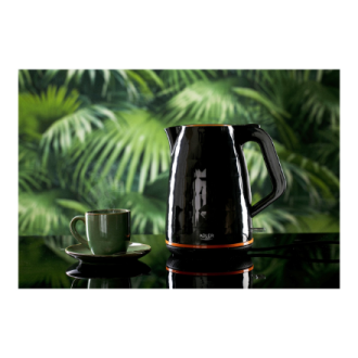 Adler | Kettle | AD 1277 | Standard | 2200 W | 1.7 L | Plastic | 360 rotational base | Black