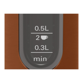 Bosch | Kettle | TWK4P439 | Electric | 2400 W | 1.7 L | Stainless steel | 360 rotational base | Copper Bosch | Kettle | TWK4P439 | Electric | 2400 W | 1.7 L | Stainless steel | 360 rotational base | Copper