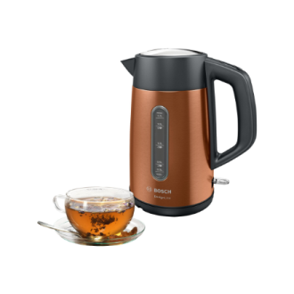 Bosch | Kettle | TWK4P439 | Electric | 2400 W | 1.7 L | Stainless steel | 360 rotational base | Copper Bosch | Kettle | TWK4P439 | Electric | 2400 W | 1.7 L | Stainless steel | 360 rotational base | Copper