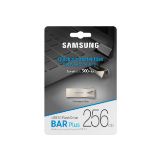 Samsung | BAR Plus | MUF-256BE3/APC | 256 GB | USB 3.1 | Silver Samsung | BAR Plus | MUF-256BE3/APC | 256 GB | USB 3.1 | Silver