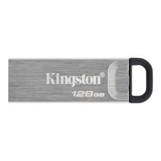 Kingston | USB Flash Drive | DataTraveler Kyson | 128 GB | USB 3.2 Gen 1 | Black/Grey Kingston | USB Flash Drive | DataTraveler Kyson | 128 GB | USB 3.2 Gen 1 | Black/Grey