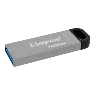 Kingston | USB Flash Drive | DataTraveler Kyson | 128 GB | USB 3.2 Gen 1 | Black/Grey Kingston | USB Flash Drive | DataTraveler Kyson | 128 GB | USB 3.2 Gen 1 | Black/Grey
