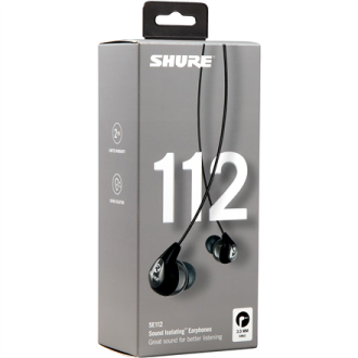 Shure | Earphones | SE112-GR | Wired | In-ear | Grey Shure | Earphones | SE112-GR | Wired | In-ear | Grey