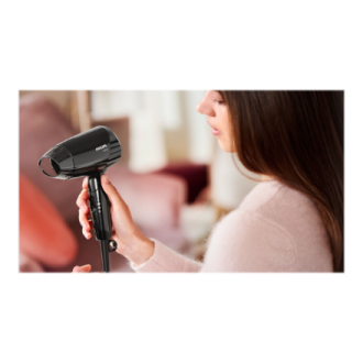 Philips | Hair Dryer | BHC010/10 EssentialCare | 1200 W | Number of temperature settings 3 | Black Philips | Hair Dryer | BHC010/10 EssentialCare | 1200 W | Number of temperature settings 3 | Black