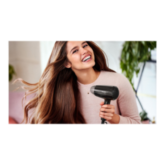 Philips | Hair Dryer | BHC010/10 EssentialCare | 1200 W | Number of temperature settings 3 | Black Philips | Hair Dryer | BHC010/10 EssentialCare | 1200 W | Number of temperature settings 3 | Black