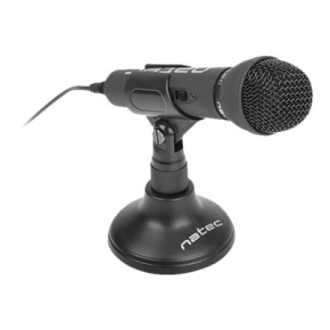 Natec | Microphone | NMI-0776 Adder | Black | Wired Natec | Microphone | NMI-0776 Adder | Black | Wired