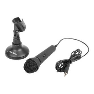 Natec | Microphone | NMI-0776 Adder | Black | Wired Natec | Microphone | NMI-0776 Adder | Black | Wired