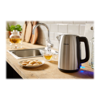 Philips | Kettle | HD9351/90 | Electric | 2200 W | 1.7 L | Stainless steel | 360 rotational base | Stainless steel
