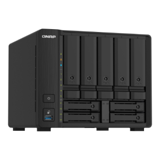 QNAP | 9-Bay QTS NAS | TS-932PX-4G | Up to 9 HDD/SSD Hot-Swap | AnnapurnaLabs Alpine | AL324 ARM Cortex-A57 Quad-Core | Processo QNAP | 9-Bay QTS NAS | TS-932PX-4G | Up to 9 HDD/SSD Hot-Swap | AnnapurnaLabs Alpine | AL324 ARM Cortex-A57 Quad-Core | Processo