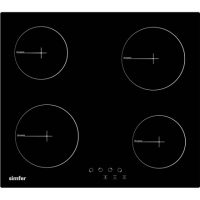 Simfer | Hob | H6.040.DECSP | Vitroceramic | Number of burners/cooking zones 4 | Touch | Black Simfer | Hob | H6.040.DECSP | Vitroceramic | Number of burners/cooking zones 4 | Touch | Black
