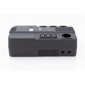 Digitus | All-in-One UPS | All-in-One UPS, 800VA/480W, LED 12V/9Ah x1, 4x CEE 7/7,3x IEC C13, USB, RJ45 | 800 VA | 480 W Digitus | All-in-One UPS | All-in-One UPS, 800VA/480W, LED 12V/9Ah x1, 4x CEE 7/7,3x IEC C13, USB, RJ45 | 800 VA | 480 W