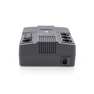 Digitus | All-in-One UPS | All-in-One UPS, 800VA/480W, LED 12V/9Ah x1, 4x CEE 7/7,3x IEC C13, USB, RJ45 | 800 VA | 480 W Digitus | All-in-One UPS | All-in-One UPS, 800VA/480W, LED 12V/9Ah x1, 4x CEE 7/7,3x IEC C13, USB, RJ45 | 800 VA | 480 W