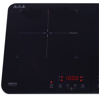 Camry | Hob | CR 6514 | Number of burners/cooking zones 2 | LCD Display | Black | Induction Camry | Hob | CR 6514 | Number of burners/cooking zones 2 | LCD Display | Black | Induction