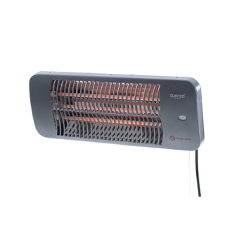SUNRED | Heater | LUG-2000W, Lugo Quartz Wall | Infrared | 2000 W | Grey | IP24 SUNRED | Heater | LUG-2000W, Lugo Quartz Wall | Infrared | 2000 W | Grey | IP24