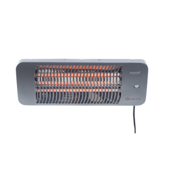 SUNRED | Heater | LUG-2000W, Lugo Quartz Wall | Infrared | 2000 W | Grey | IP24 SUNRED | Heater | LUG-2000W, Lugo Quartz Wall | Infrared | 2000 W | Grey | IP24