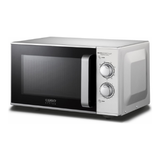 Caso | Ceramic Microwave Oven with Grill | MG 25 Ecostyle | Free standing | 25 L | 900 W | Grill | Silver Caso | Ceramic Microwave Oven with Grill | MG 25 Ecostyle | Free standing | 25 L | 900 W | Grill | Silver