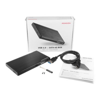 AXAGON | A compact aluminum USB 3.2 Gen 1 - SATA 6G external box designed for 2.5 AXAGON | A compact aluminum USB 3.2 Gen 1 - SATA 6G external box designed for 2.5