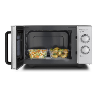 Caso | Ceramic Microwave Oven with Grill | MG 25 Ecostyle | Free standing | 25 L | 900 W | Grill | Silver Caso | Ceramic Microwave Oven with Grill | MG 25 Ecostyle | Free standing | 25 L | 900 W | Grill | Silver