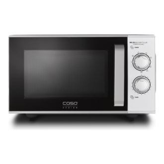 Caso | Ceramic Microwave Oven with Grill | MG 25 Ecostyle | Free standing | 25 L | 900 W | Grill | Silver Caso | Ceramic Microwave Oven with Grill | MG 25 Ecostyle | Free standing | 25 L | 900 W | Grill | Silver