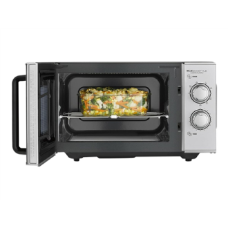 Caso | Ceramic Microwave Oven with Grill | MG 25 Ecostyle | Free standing | 25 L | 900 W | Grill | Silver Caso | Ceramic Microwave Oven with Grill | MG 25 Ecostyle | Free standing | 25 L | 900 W | Grill | Silver