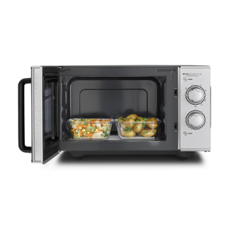 Caso | Ceramic Microwave Oven with Grill | MG 25 Ecostyle | Free standing | 25 L | 900 W | Grill | Silver Caso | Ceramic Microwave Oven with Grill | MG 25 Ecostyle | Free standing | 25 L | 900 W | Grill | Silver