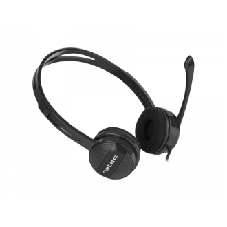 Natec | Headset | Canary Go | Yes | Wired | On-Ear | 3.5 mm Natec | Headset | Canary Go | Yes | Wired | On-Ear | 3.5 mm