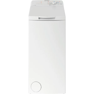 INDESIT | Washing machine | BTW L60400 EE/N | Energy efficiency class C | Top loading | Washing capacity 6 kg | 951 RPM | Depth INDESIT | Washing machine | BTW L60400 EE/N | Energy efficiency class C | Top loading | Washing capacity 6 kg | 951 RPM | Depth
