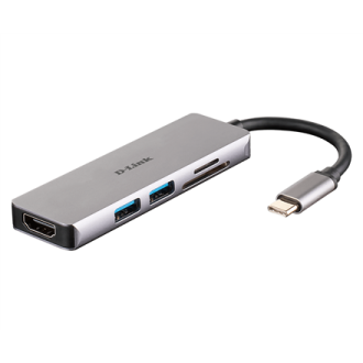D-Link | 5-in-1 USB-C Hub with HDMI and SD/microSD Card Reader | DUB-M530 | USB Type-C D-Link | 5-in-1 USB-C Hub with HDMI and SD/microSD Card Reader | DUB-M530 | USB Type-C