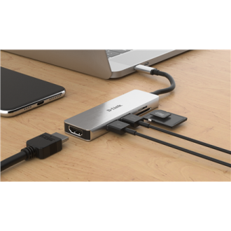 D-Link | 5-in-1 USB-C Hub with HDMI and SD/microSD Card Reader | DUB-M530 | USB Type-C D-Link | 5-in-1 USB-C Hub with HDMI and SD/microSD Card Reader | DUB-M530 | USB Type-C