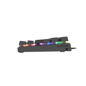 Genesis | THOR 303 TKL | Gaming Keyboard | Wired | Mechanical | RGB LED light | US | USB-A | Replaceable Genesis | THOR 303 TKL | Gaming Keyboard | Wired | Mechanical | RGB LED light | US | USB-A | Replaceable