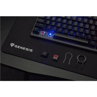 Genesis | THOR 303 TKL | Gaming Keyboard | Wired | Mechanical | RGB LED light | US | USB-A | Replaceable Genesis | THOR 303 TKL | Gaming Keyboard | Wired | Mechanical | RGB LED light | US | USB-A | Replaceable
