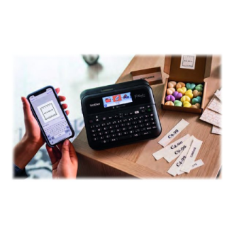 Brother PT-D610BT | Mono | Thermal | Label Printer | Black Brother PT-D610BT | Mono | Thermal | Label Printer | Black