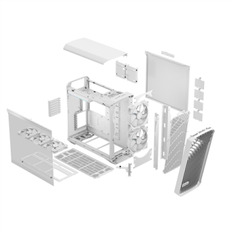 Fractal Design | Torrent | RGB White TG clear tint | ATX Fractal Design | Torrent | RGB White TG clear tint | ATX