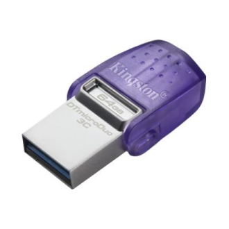 Kingston | DataTraveler | DT Micro Duo 3C | 64 GB | USB Type-C and Type-A | Purple Kingston | DataTraveler | DT Micro Duo 3C | 64 GB | USB Type-C and Type-A | Purple