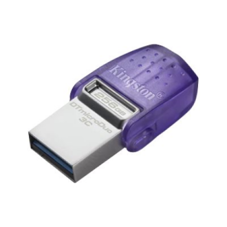 Kingston | DataTraveler | DT Micro Duo 3C | 256 GB | USB Type-C and Type-A | Purple Kingston | DataTraveler | DT Micro Duo 3C | 256 GB | USB Type-C and Type-A | Purple