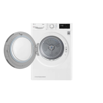 LG | Dryer Machine | RH80V3AV6N | Energy efficiency class D | Front loading | 8 kg | LED | Depth 69 cm | Wi-Fi | White LG | Dryer Machine | RH80V3AV6N | Energy efficiency class D | Front loading | 8 kg | LED | Depth 69 cm | Wi-Fi | White