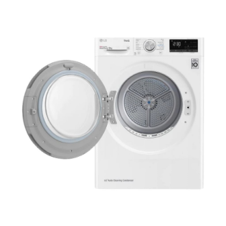 LG | Dryer Machine | RH80V3AV6N | Energy efficiency class D | Front loading | 8 kg | LED | Depth 69 cm | Wi-Fi | White LG | Dryer Machine | RH80V3AV6N | Energy efficiency class D | Front loading | 8 kg | LED | Depth 69 cm | Wi-Fi | White