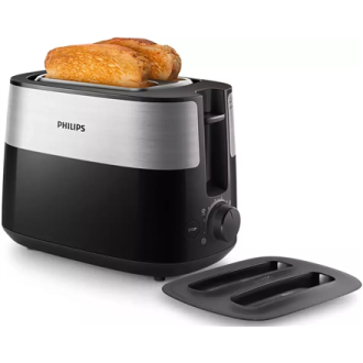 Philips | Toaster | HD2517/90 Daily Collection | Power 830 W | Number of slots 2 | Housing material Plastic | Black/Stainless St Philips | Toaster | HD2517/90 Daily Collection | Power 830 W | Number of slots 2 | Housing material Plastic | Black/Stainless St